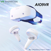 VR SHINECON AIO9 Glasses Headset 3D Virtual Reality Device Goggle Lenses 4K All-in-one VR Glasses For Google Smartphone Game