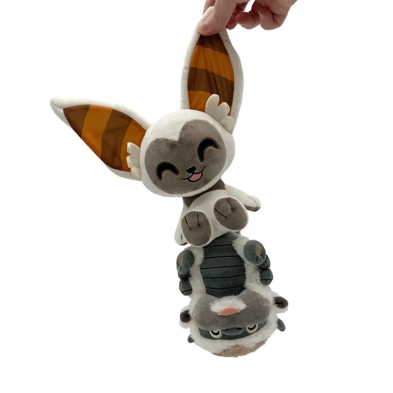 Cute Avatar The Last Airbender Momo Plush Toy Cute Lemur Stuffed Doll Soft Animal Figure Home Decoration Gift for Animation Fans