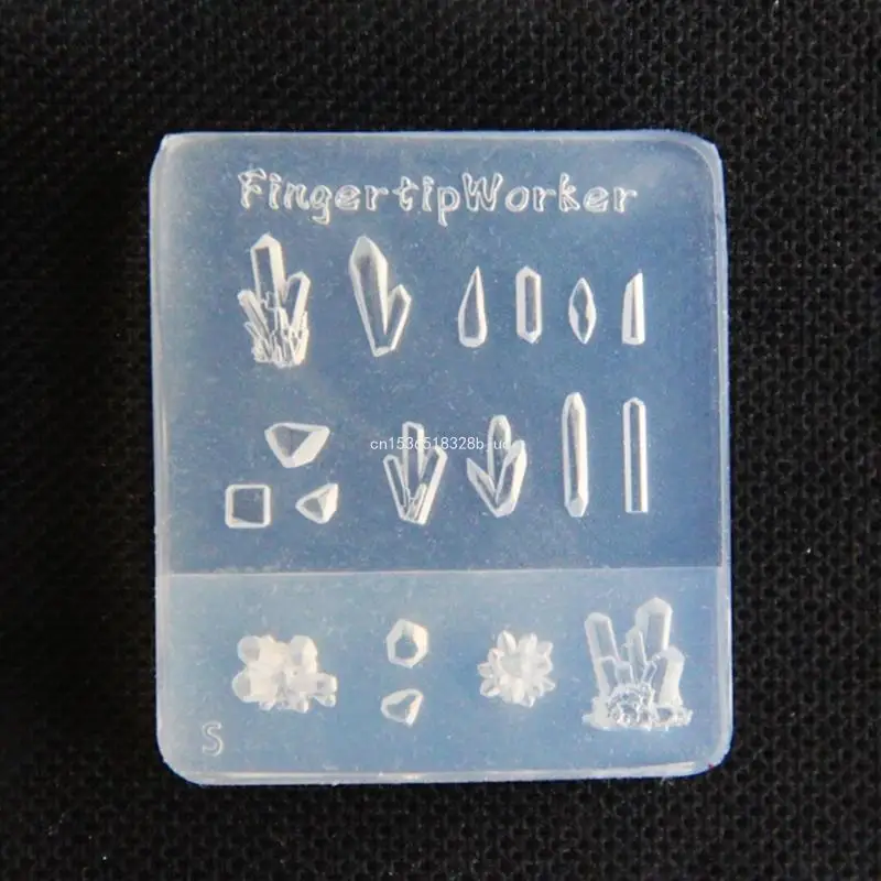 Crystal Stone Art Silicone Mold for Women Accessories Making Mould Dropship