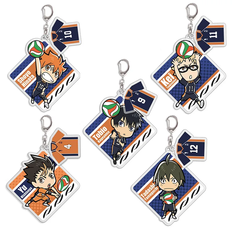 

Anime Haikyuu!! Shoyo Hinata Tobio Kageyama Cosplay Keychain Pendant Ambitus