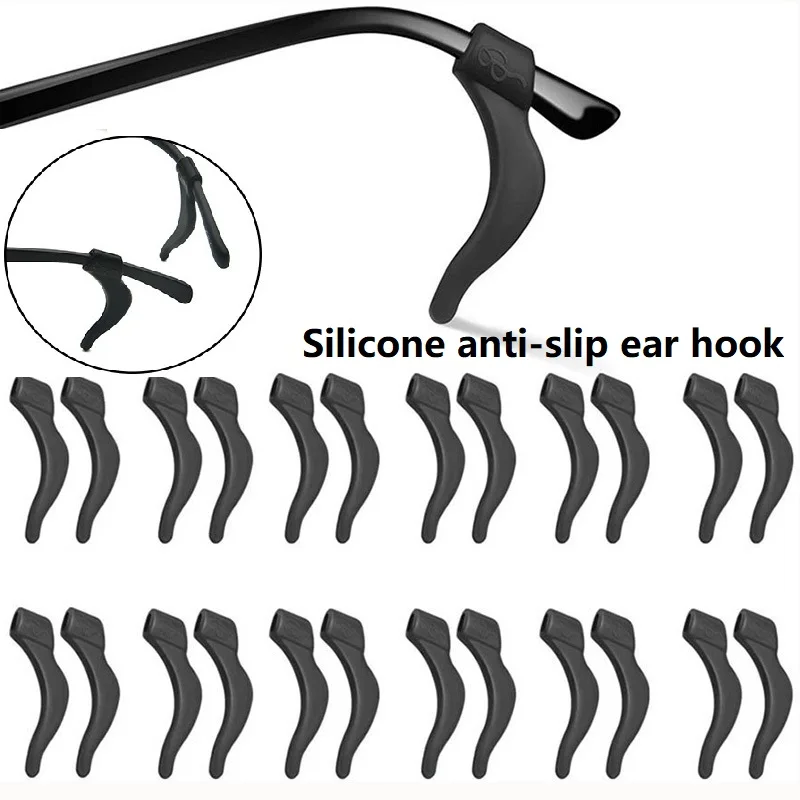 Borracha para lentes de óculos ganchos afirma lentes para orelha antiderrapante apertos de orelha acessórios para lentes não caem yjfht04
