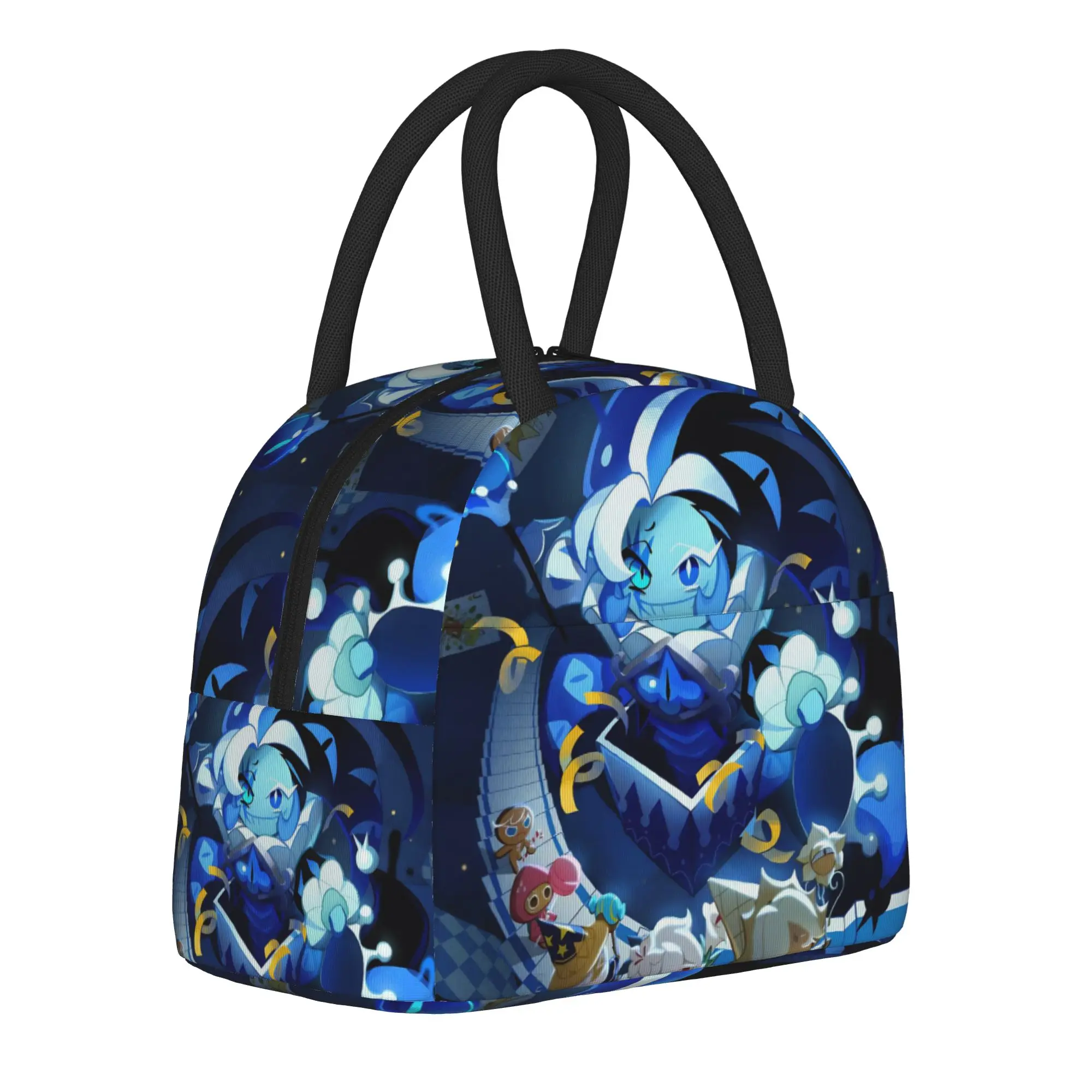 Shadow Milk Cookie Insulated Lunch Bag for Men Women  Storage Food Box Portable Cooler Thermal Lunch Boxes For Travel