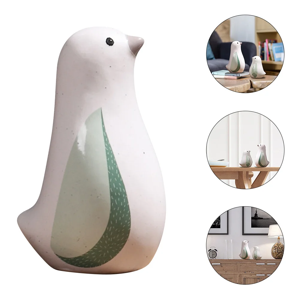 

Realistic Bird Bookshelf Decor Garden Statue Birds Living Room Ceramic Decorative Ornaments