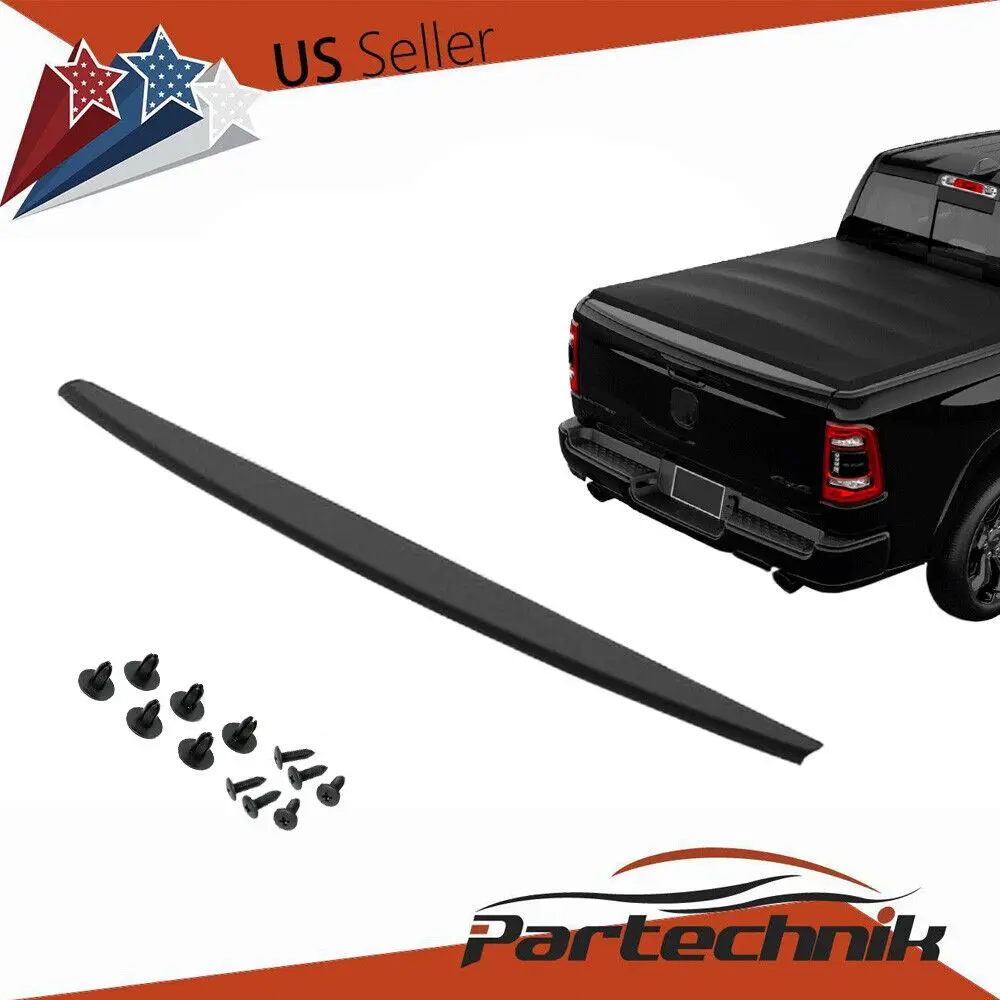 

Tailgate Cover Molding Top Cap Protector Spoiler for Dodge Ram Pickup 2009 2010 2011 2012 2013 2014 2015 2016 2017 2018