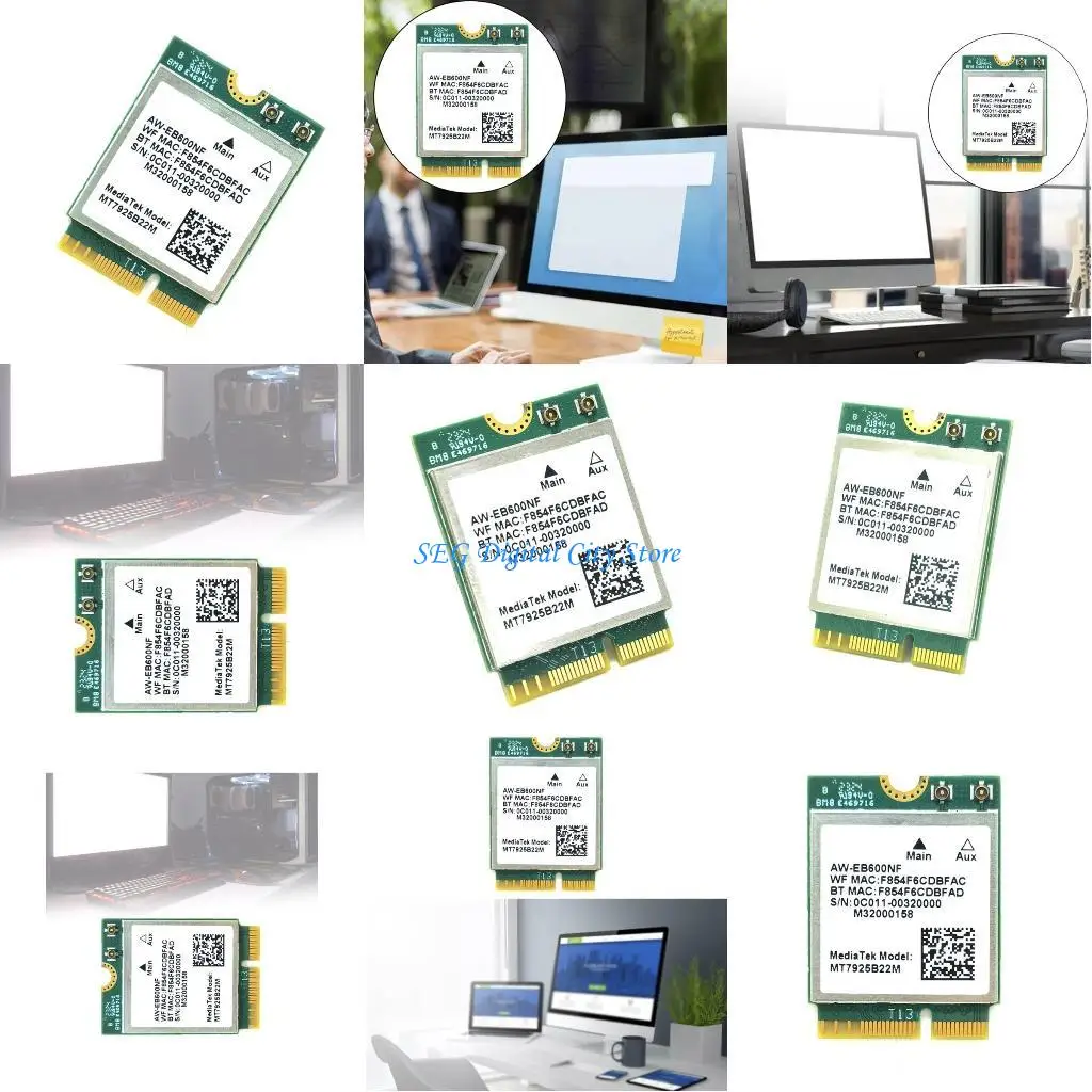 U75B سريع M.2 NGFF واي فاي بطاقة محول الشبكة 2.4Ghz/5Ghz/6Ghz BT5.3 واي فاي محول بطاقة لاسلكية محسنة #1