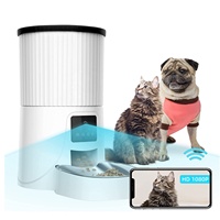 New Anti-Stuck Food Smart Feeder Camera HD 1080P Camera 4L Video Automatic Pet Feeder