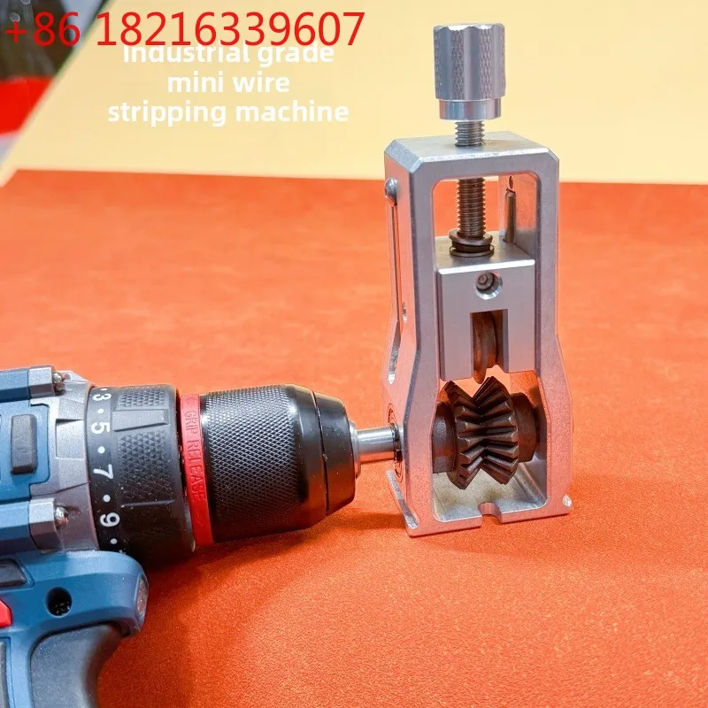 TAO Portable household wire stripper, aluminum alloy manual wire stripping tool, 2-20mm scrap wire stripper.