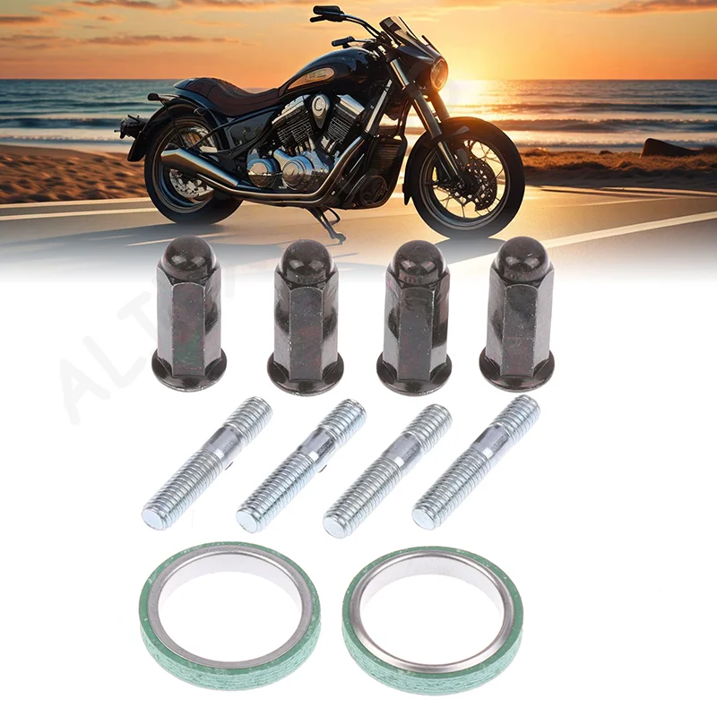 

Sets Repair Kit For Gy6 Scooter Motorcycle Engine Exhaust Pipe, Screw Gasket Parts.