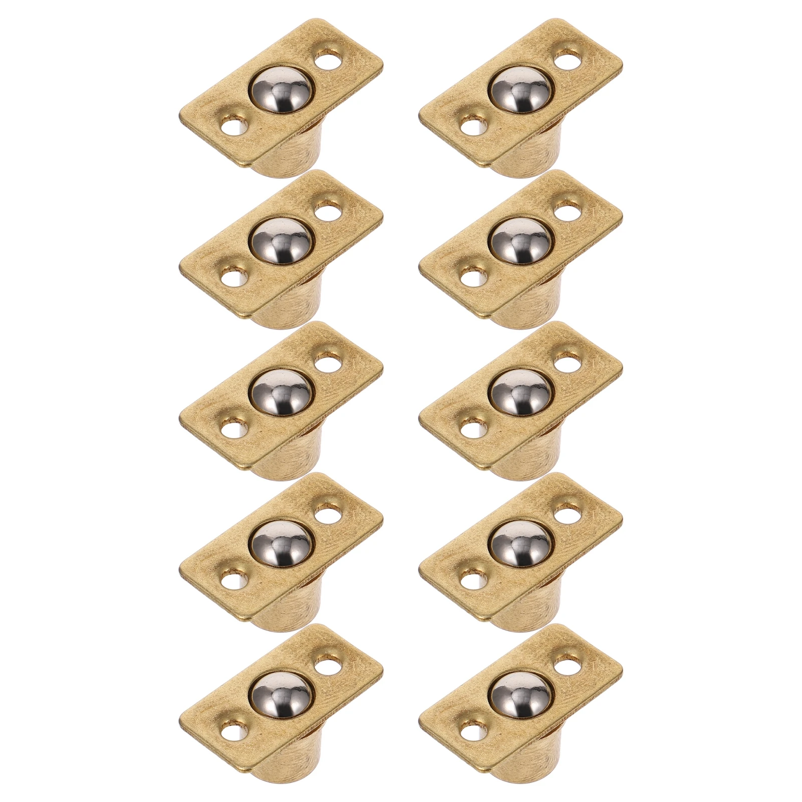 

10Pcs Furniture Copper Ball Catch Latch Door Spring Ball Lock Secure Closet Door Closure Furniture Spring Latch