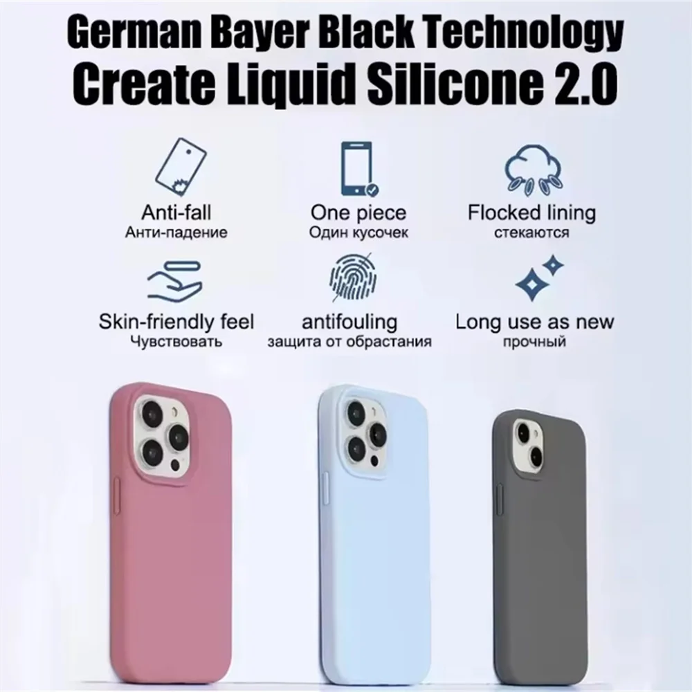Einfache einfarbige Handyhülle für iPhone 16 Pro Max 15 14 11 12 13 Pro Max 12 16 Pro Luxus stoßfeste Abdeckung – Detail 5