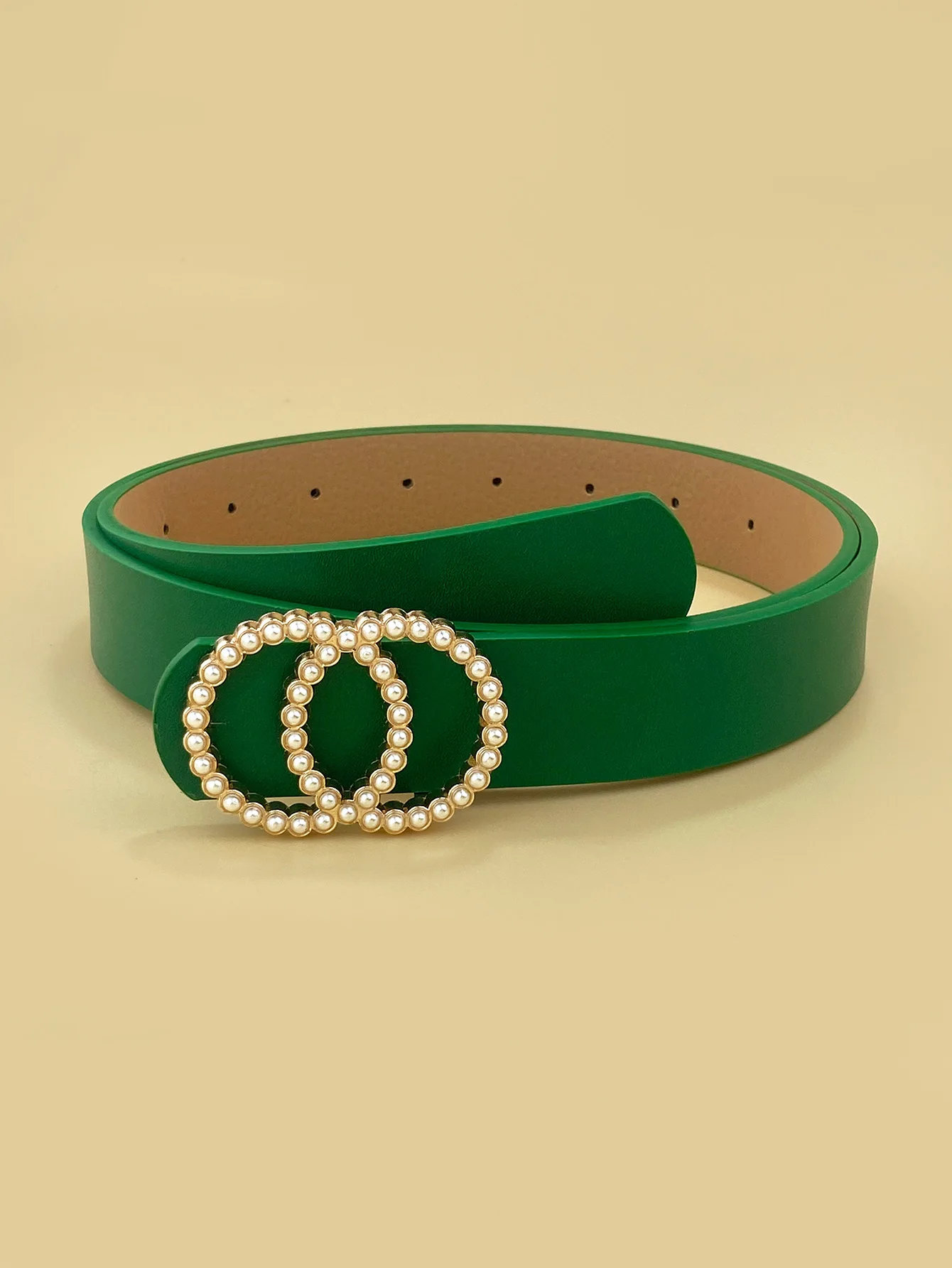 أزياء المرأة الجوف خارج مزدوجة جولة الذهبي مشبك حزام عارضة الجينز حزام الخصر المرأة الإكسسوارات مصمم حزام، للهدايا المثالية