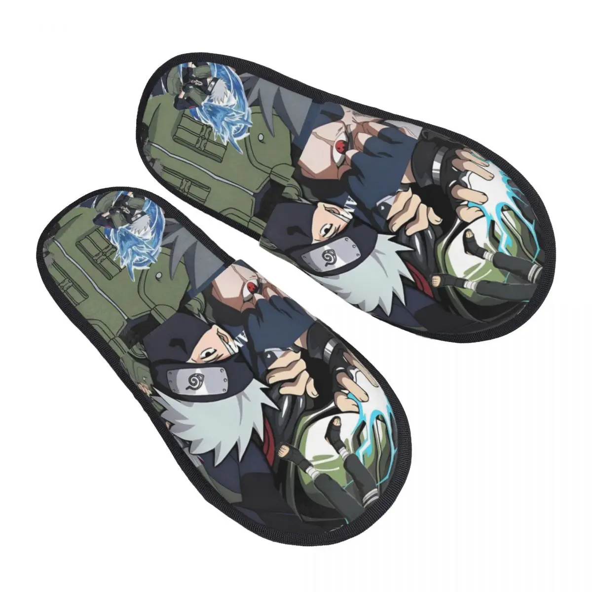 Personalizado k-akashies h-hatakes japão casa em quadrinhos chinelos feminino confortável espuma de memória respeitado deslizamento em sapatos de chinelo de hotel