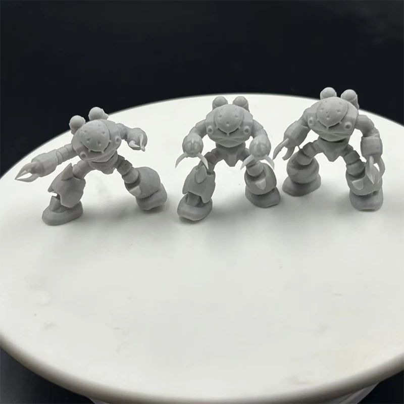 

Miniature Z'Gok Model 1/700 Scale Scorpion 3D Printing White Mold Mini Miniature Model Kids Gifts Toy Collection