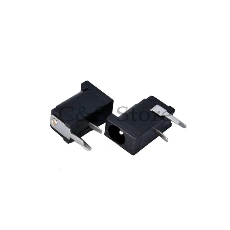 10PCS DC-002 3.5*1.35MM DC Power Jack Female Charging Socket and Male DC Plug 3.5x1.35mm 3Pin Charging DC Connector DIP DC-002