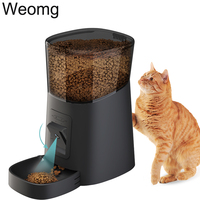 6L Video WiFi Button Smart Automatic Pet Feeder APP Timing Feeding Voice Record Camera For Dogs Cats Pet Food Dispenser Bowl