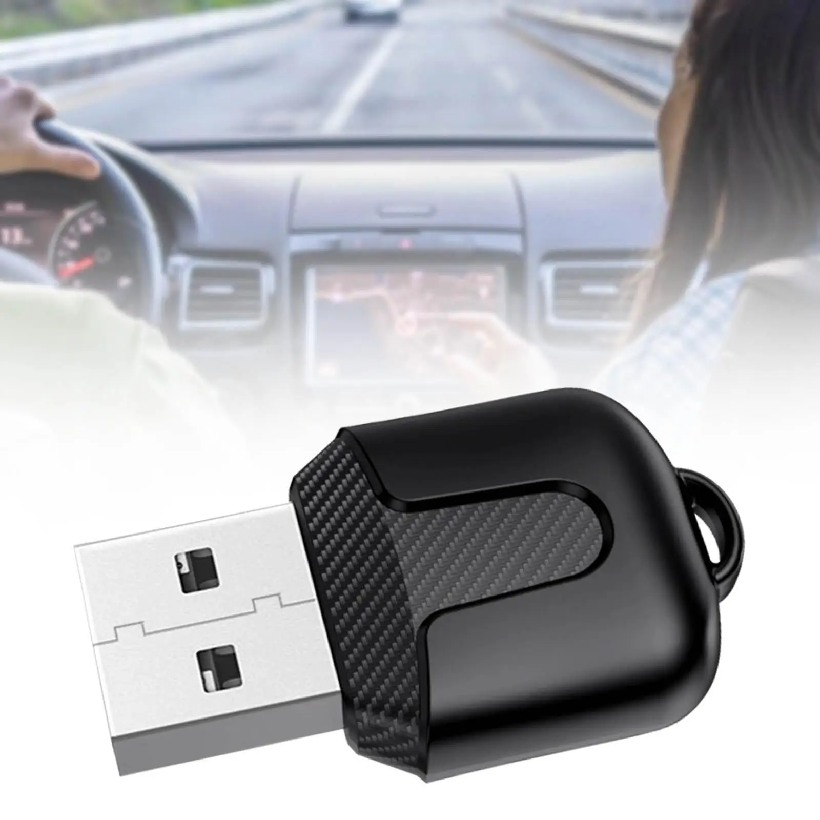 Wireless Play Adapter Lightweight Compact Low Power Consumption Smart Dongle Plug and Play Fast Stable for Car's System
