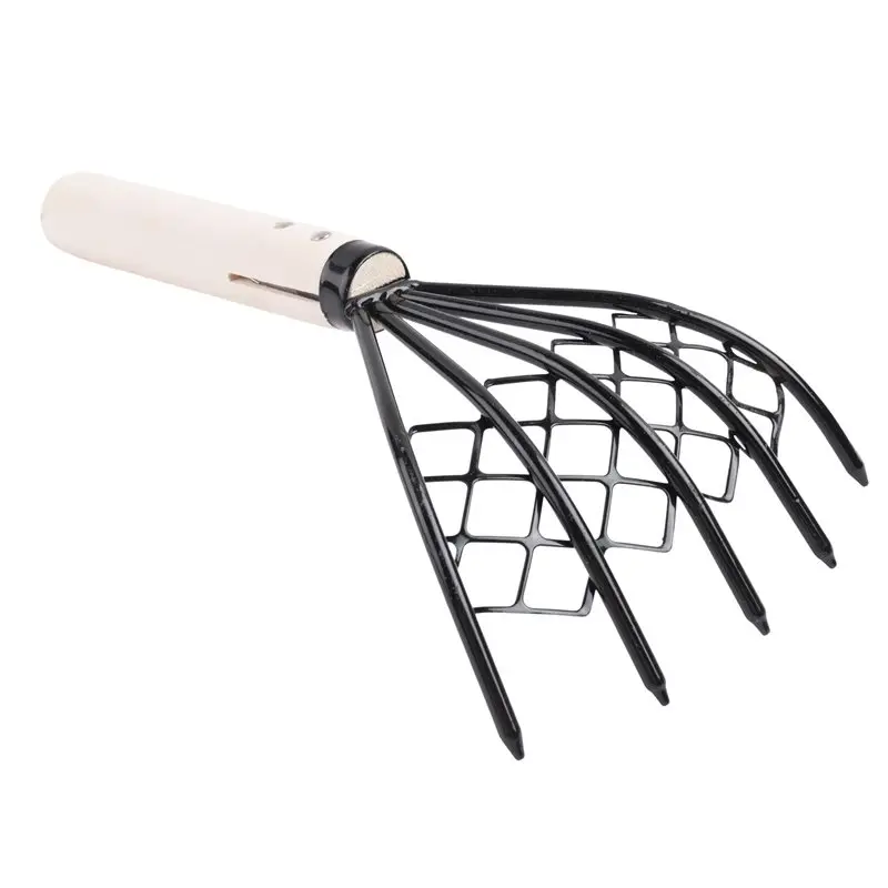 ABJI-Five-Claw Rake Scarifying Tool Seafood Shell Rake