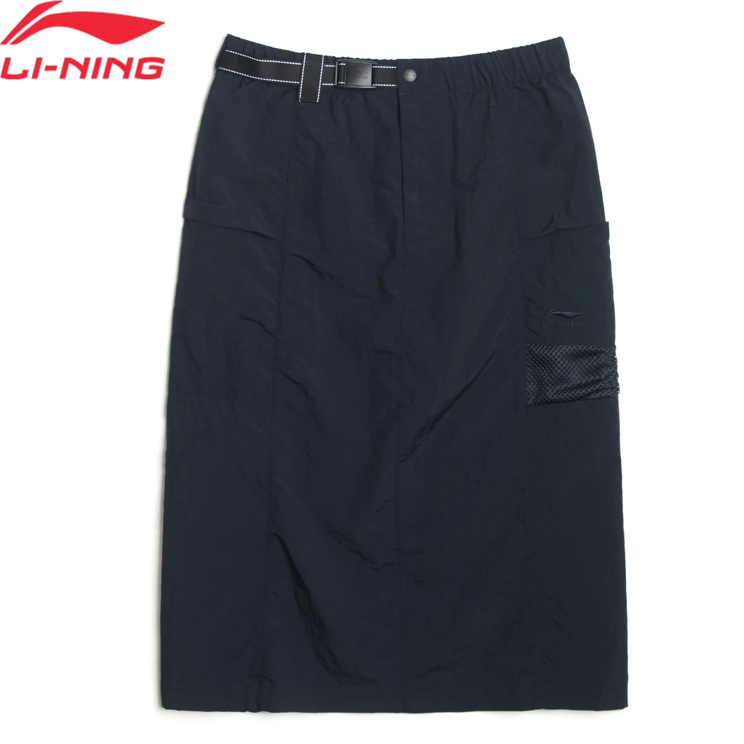 

Li-Ning Women Sports Style Knee-Length Skirt 100%Polyamide Regular Fit LiNing Leisure Fashionable Skirt ASKV436