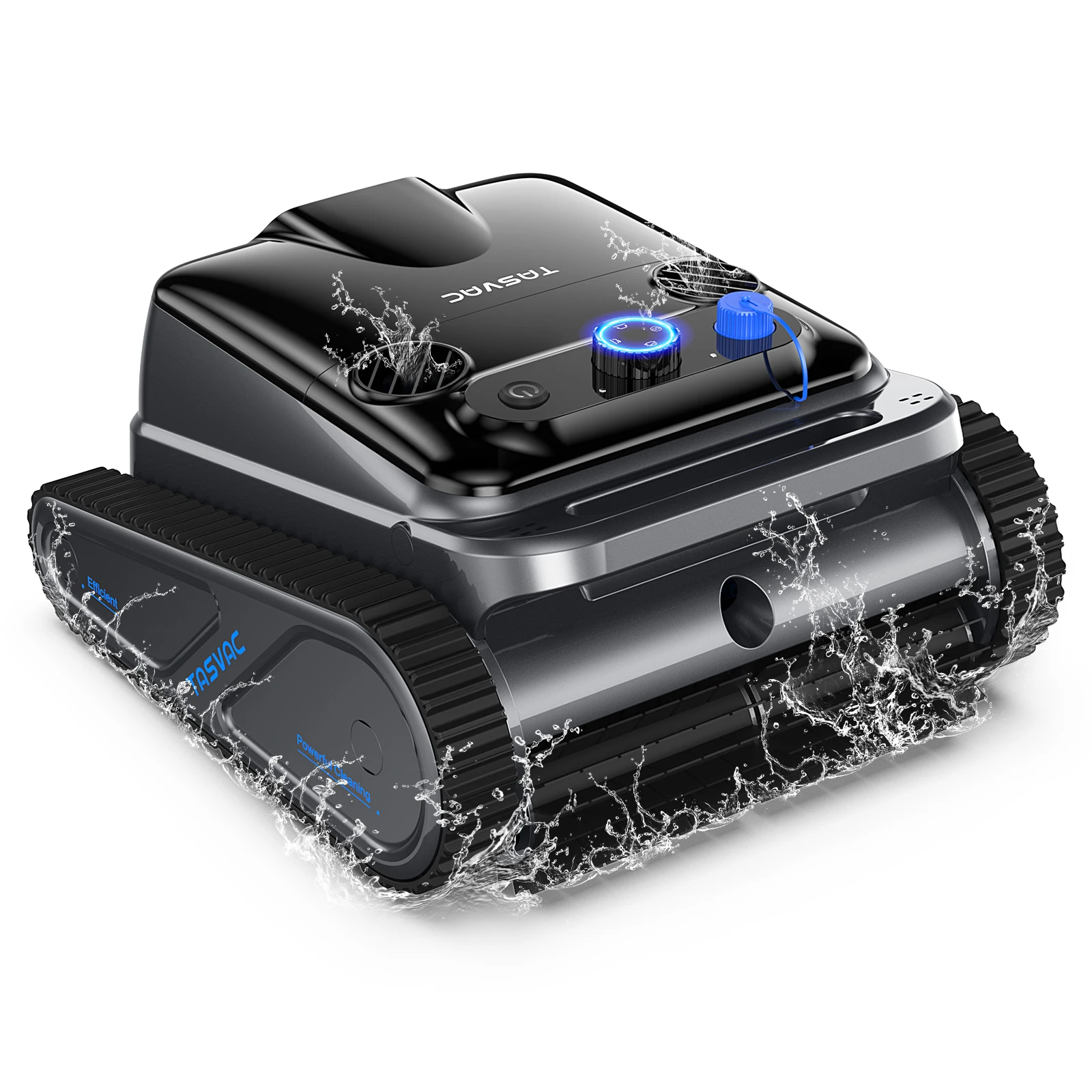 Cordless Robotic Pool Cleaner, Pool Vacuum for Inground Pools with 4 Motors, Wall & Waterline Cleaning, 300min Battery Life