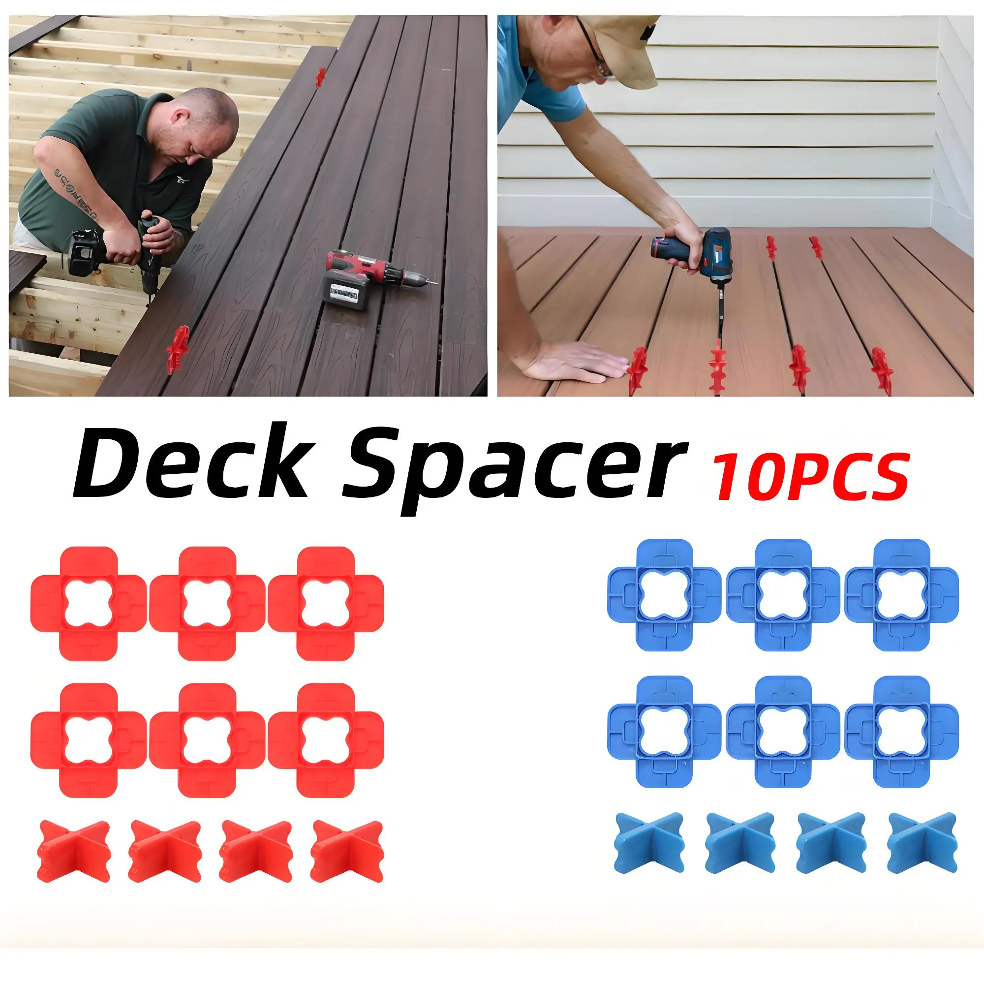 

10 шт. прокладки для палубы, аксессуары для установки пола, профессиональные прокладки для деревянного пола, антикоррозийные инструменты для компактного дизайна