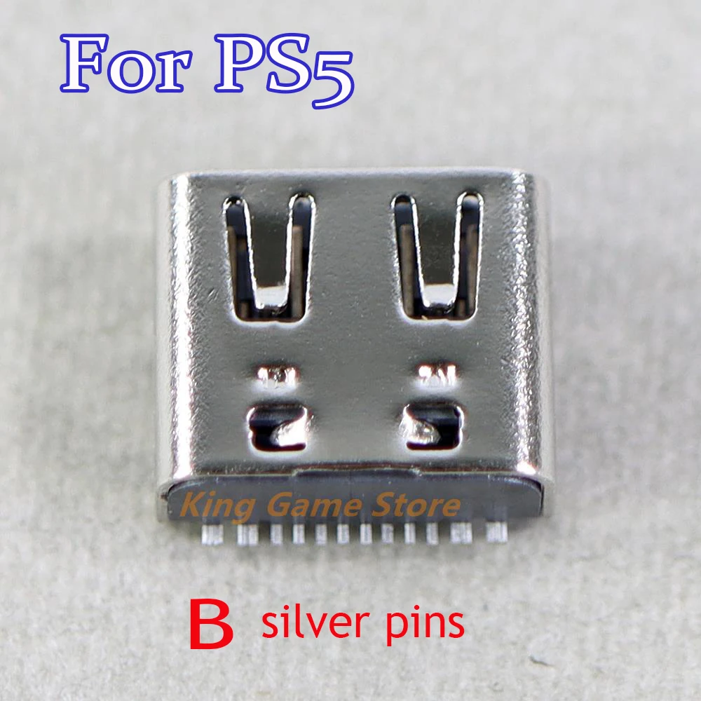 

150pcs/lot OEM Micro usb charger socket port For ps5 Type-C Charger Socket connector for PlayStation 5 Wireless controller