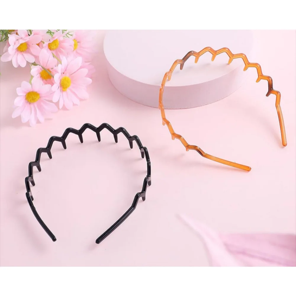 New Headband Hair Comb Zigzag Band Notched Headband Woman Man Girl Birthday Gift Rescue Broken DIY Hair Accessories Заколки