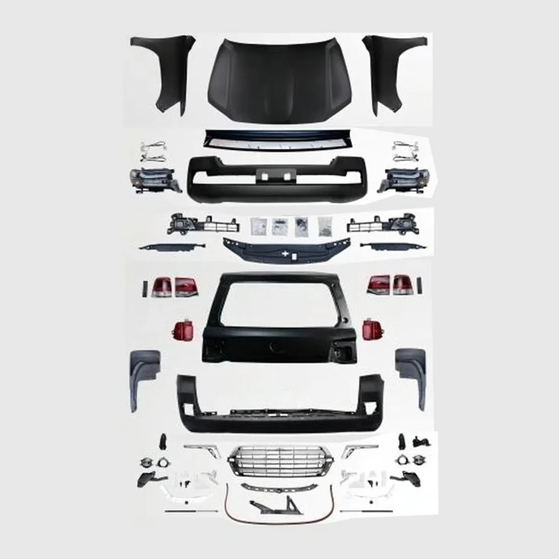 Car Facelift Bodykit Car Modification Parts Body Kit  LC200 2008-2015 Upgrade to 2016 2016-2021