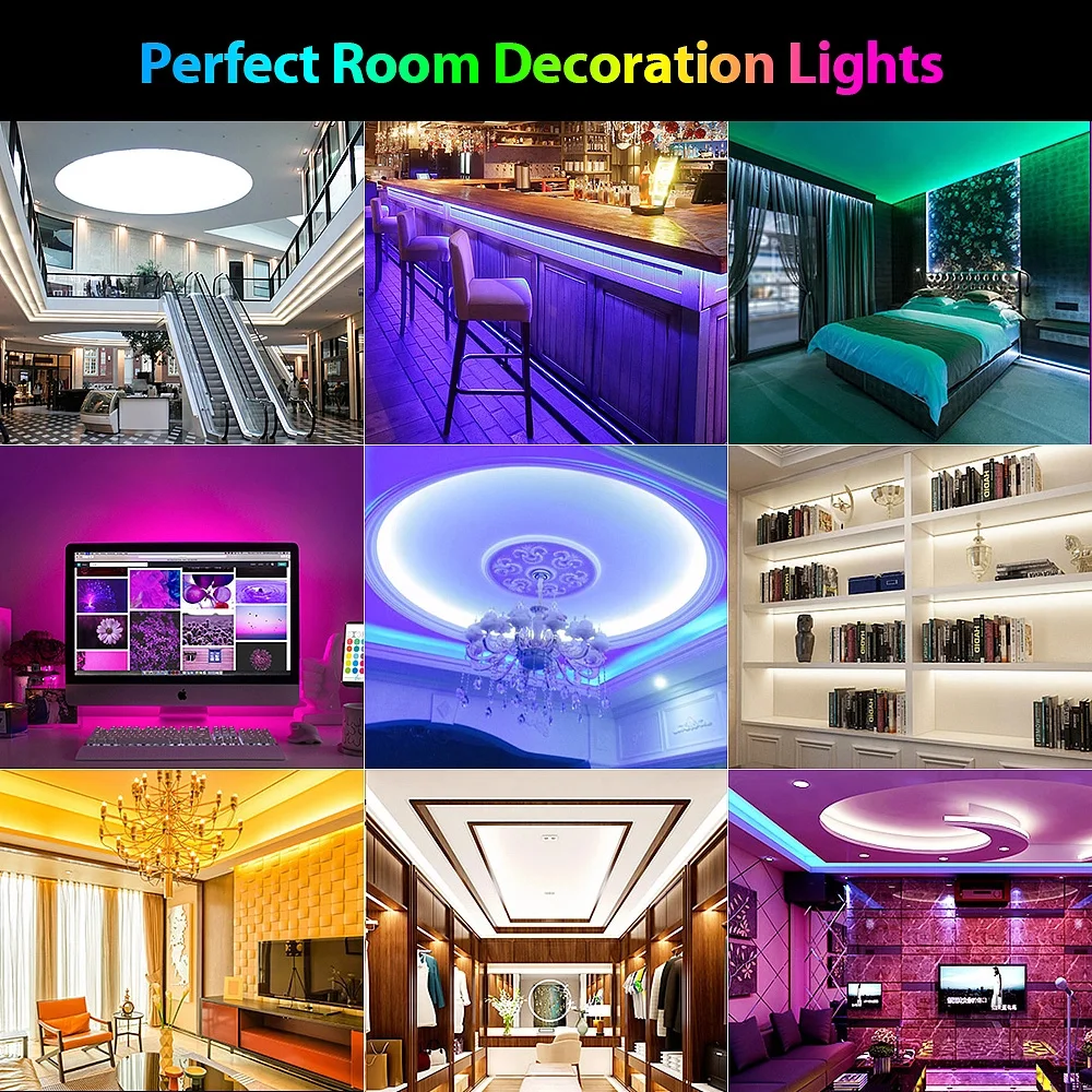 1M-10M Mini Tuya Zigbee 5050 taśma Led RGB 60 diod led/m światła Led możliwość ściemniania Blacklight wodoodporny wystrój domu dla Alexa Smartthings