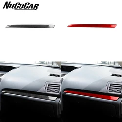 For Subaru Impreza 2012-2016 For XV Crosstrek 2013-2017 Carbon Fiber Copilot Dashboard Panel Car Accessories Decorative Stickers