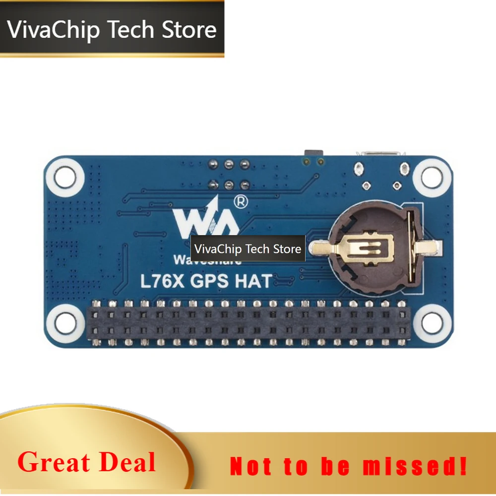 VivaChip TechL76K GPS HAT For Raspberry Pi GPS / BeiDou (BDS) / GLONASS / QZSS Support