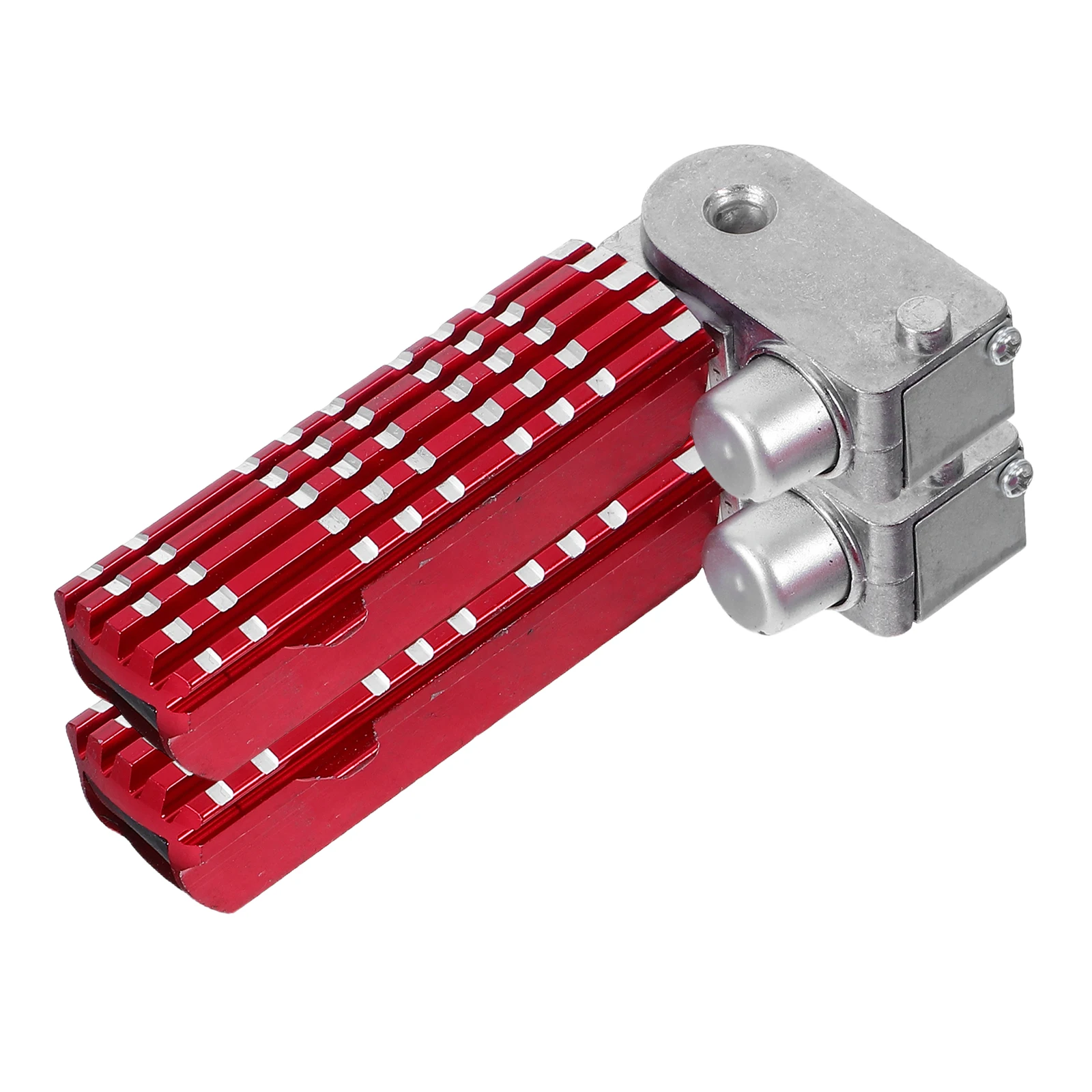 

2pcs Universal Motorcycle Folding Foot Pegs Rear Non-Slip Scooter Passenger Footrest Bracket Lightweight Aluminum Alloy