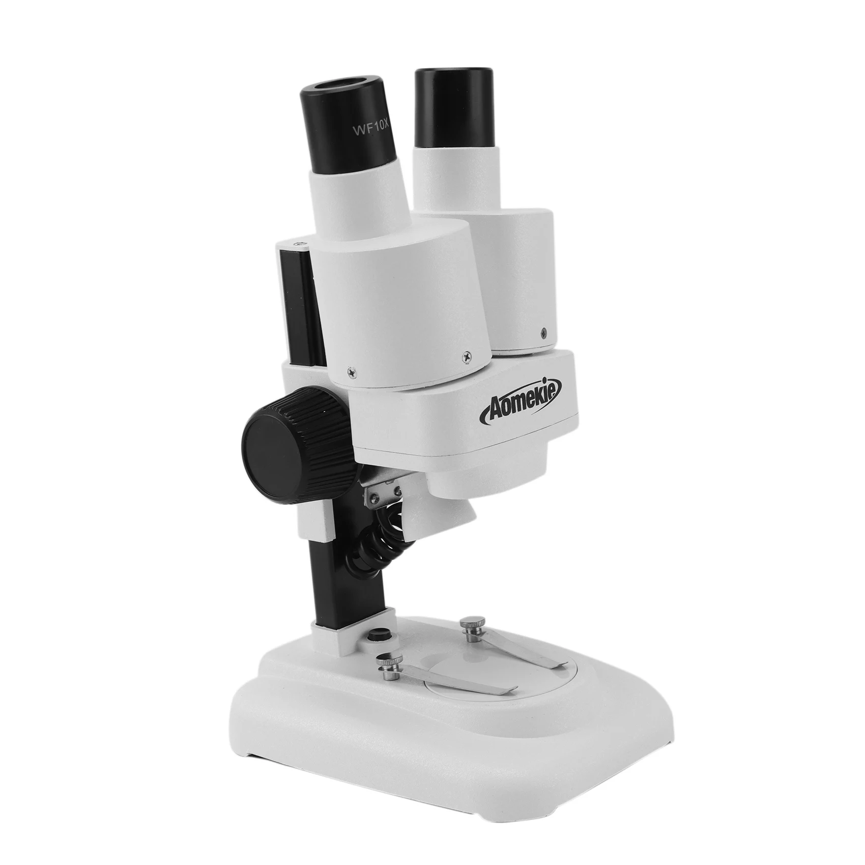 AOMEKIE 20X Stereo Microscope Binocular with LED for PCB Soldering Tool Mobile Phone Repair Slides Mineral Watching Microscopio