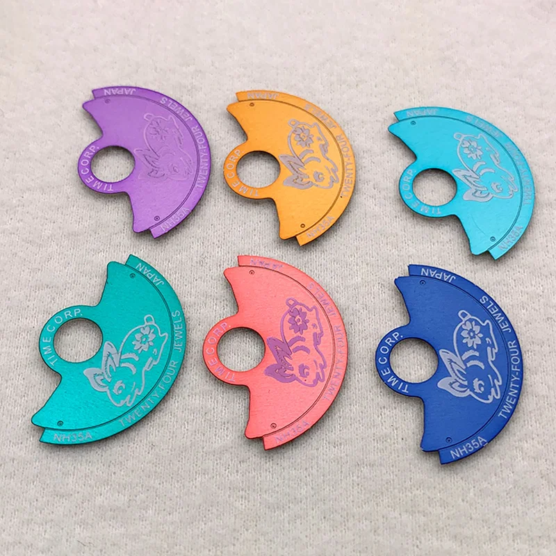 ค้อนอัตโนมัติโรเตอร์ Patch Zodiac Rabbit Guard Fit NH34 NH35 NH36 NH38 4R 6R การเคลื่อนไหว Oscillating น้ําหนักค้อนแผ่น Patch