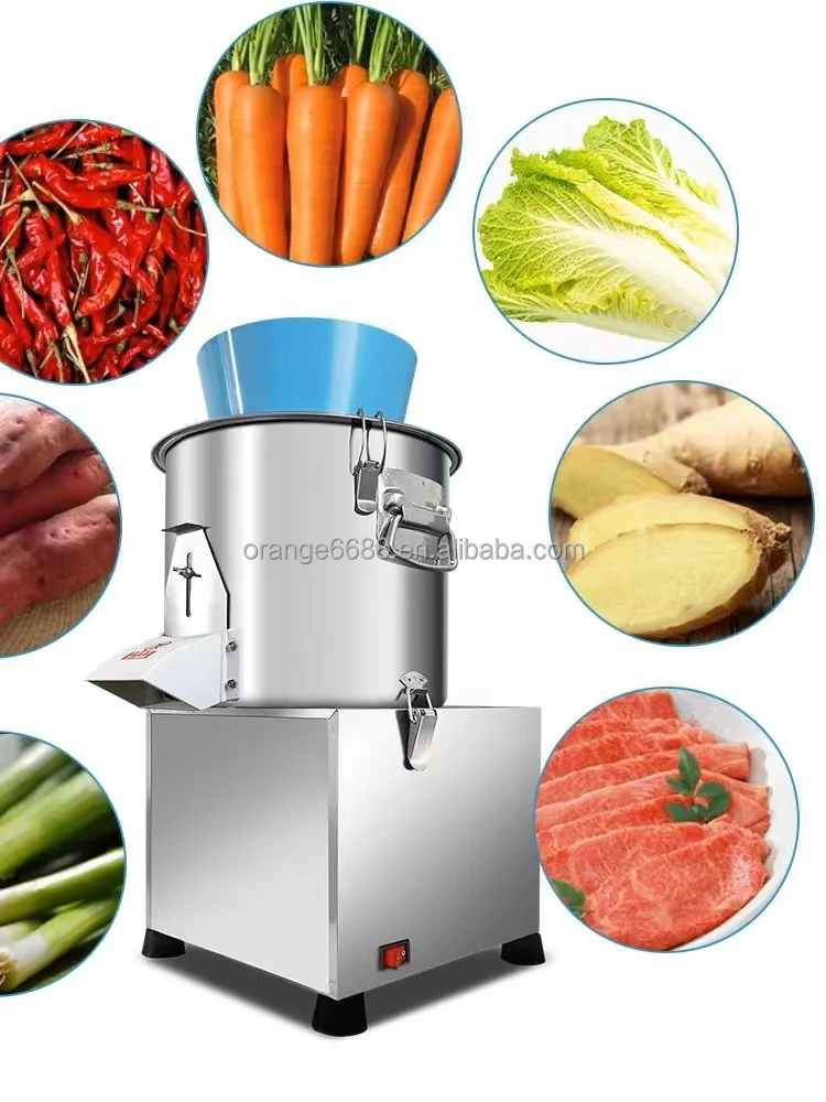 Quick Shipment Industrial Electric Vegetable Chopper Slicer Dicer Cutter for Chili Onion Ginger Cutting Machine