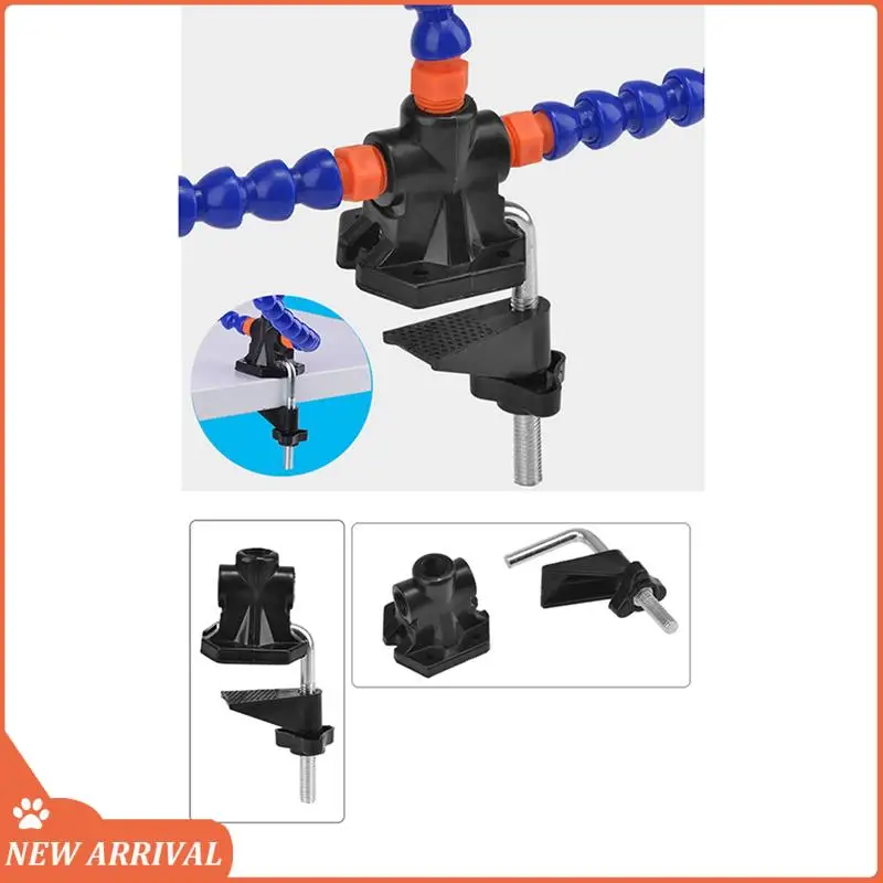 

Emption!Table Clamp Soldering Station With Flexible Arms Soldering Iron Holder PCB Welding Repair Tools Vise Hand