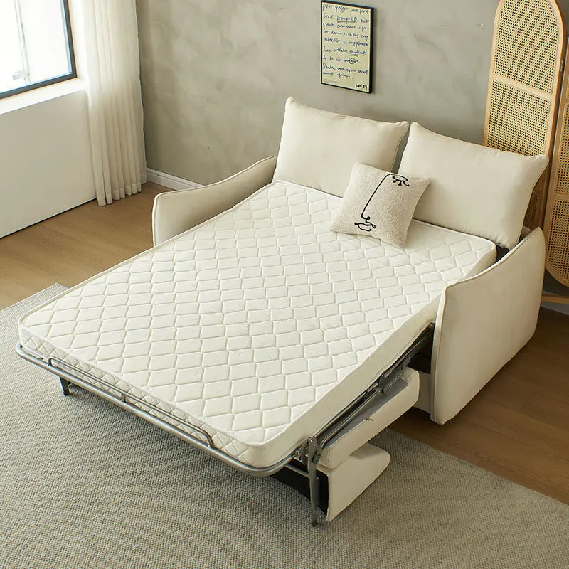 

Nordic style multifunctional sofa bed foldable for home small apartment double living room sofa dual-purpose flip with mattress