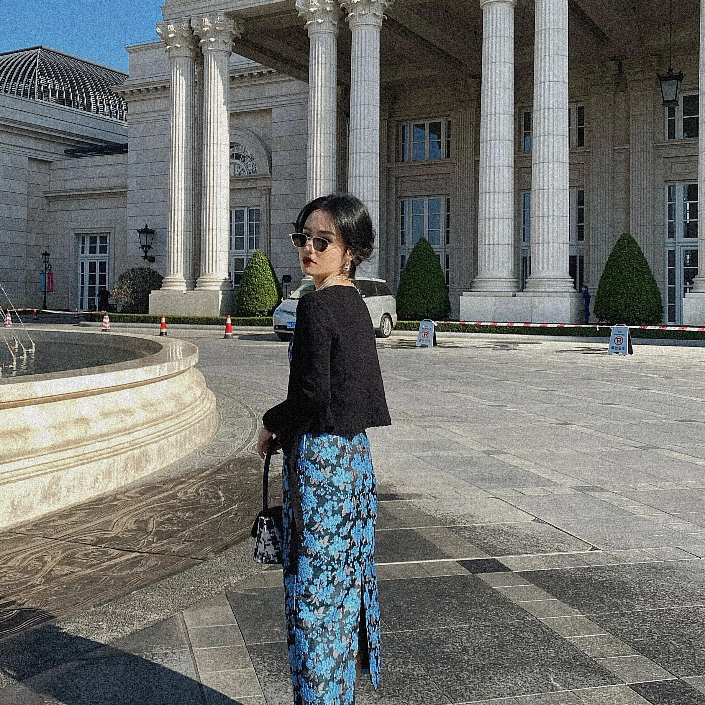 

at Ease Bla ort Ice Silk Knitted Open Cardigan Women's Outerwear Thin Top Spring Faion Ladies' Lace irt Snowflake