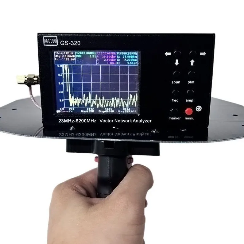 HT12 Handheld Log‑Periodic Antenna,100MHz‑12GHz High‑Precision Direction‑Finding Antenna,7‑12dB Gain,Wireless