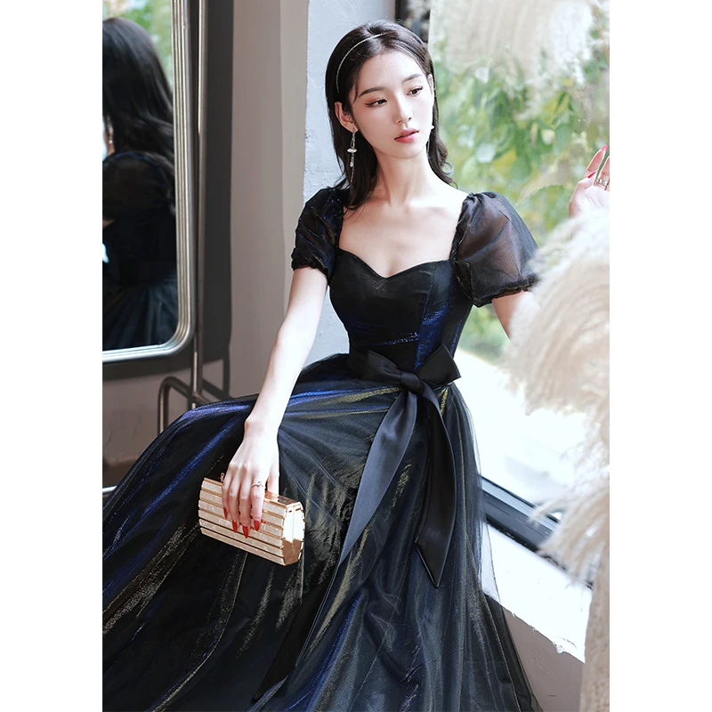 

Ele Bla Evening Gown Women's New 2025 Par High-End Sensation Celebri Summer Lightweight Luxury Dr Korean Sle