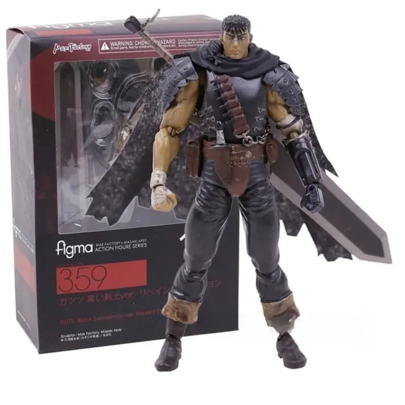 17cm juego Berserk Beruseruku Figma 359 figura espadachín negro figura de acción de Anime PVC nueva colección figuras Juguetes