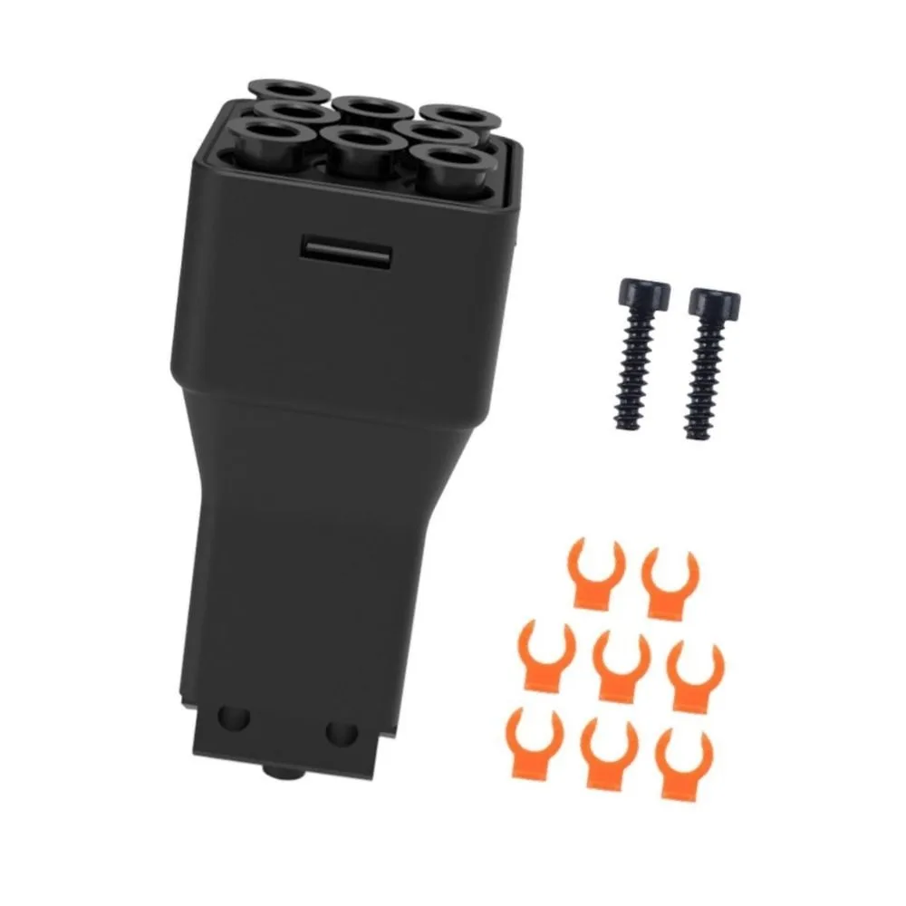 Ступица нити 8 в 1, концентратор для 3D-принтера, порт расширения трубы накаливания, простая установка, детали 3D-принтера, легкий вес, снижение сопротивления