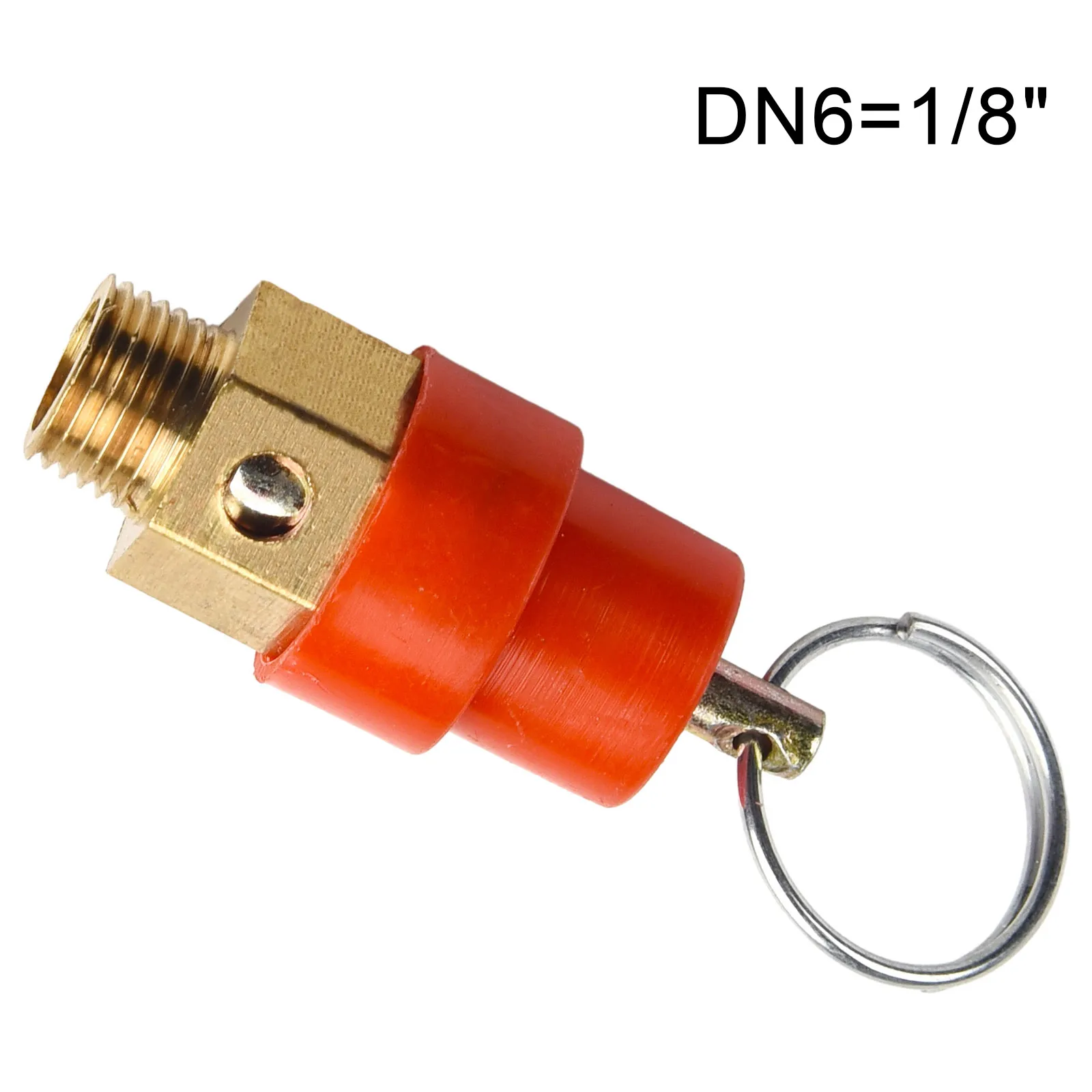 Valvola di sicurezza dell'aria in ottone 1/8 "1/4'' filettatura maschio per compressore d'aria da 8 kg valvola limitatrice di sicurezza regolatore di rilascio della pressione