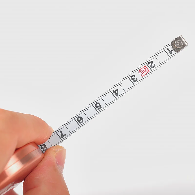 [YU] Portable Mini Tape Measure Small Household Measuring Tape Retractable 2m Steel Key Chain Tape Measure Mini Measuring Tools