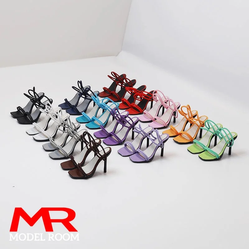 1/6 Scale Female Elastic Strap High Heels Sandals Shoes Model Fit 12'' Worldbox TBL ANT VCD01 Soldier Action Figure Body Dolls