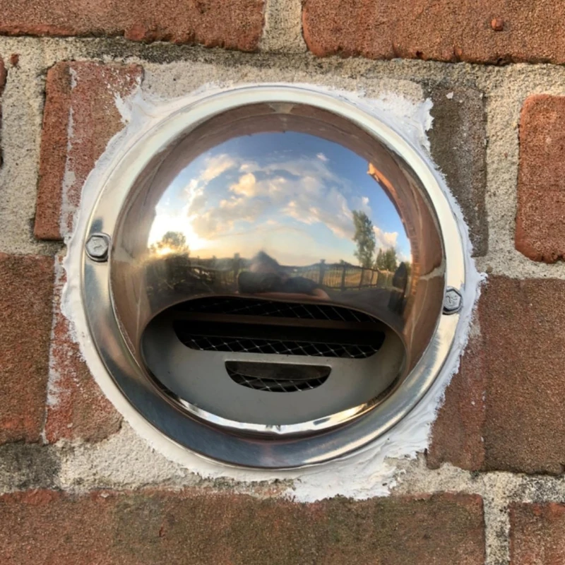 Grille Ventilation murale plafond en acier inoxydable, Grilles Ventilation rondes, livraison directe