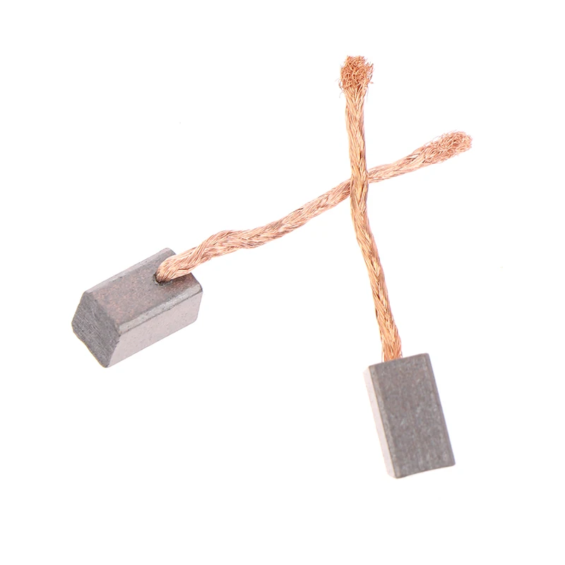 4 pezzi di alta qualità motore elettrico spazzola di carbone utensile elettrico ventilatore ventilatore spazzole di grafite 6x6x10mm per ventilatore ventilatore tergicristallo