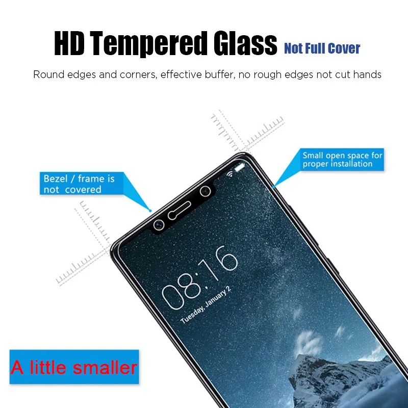 2PCS Screen protector for Xiaomi 11T Pro 10T 9T 11 10 A3 Lite Tempered glass for Poco X4 Pro 5G X3 NFC GT M4 M3 F3 F2 C31 glass