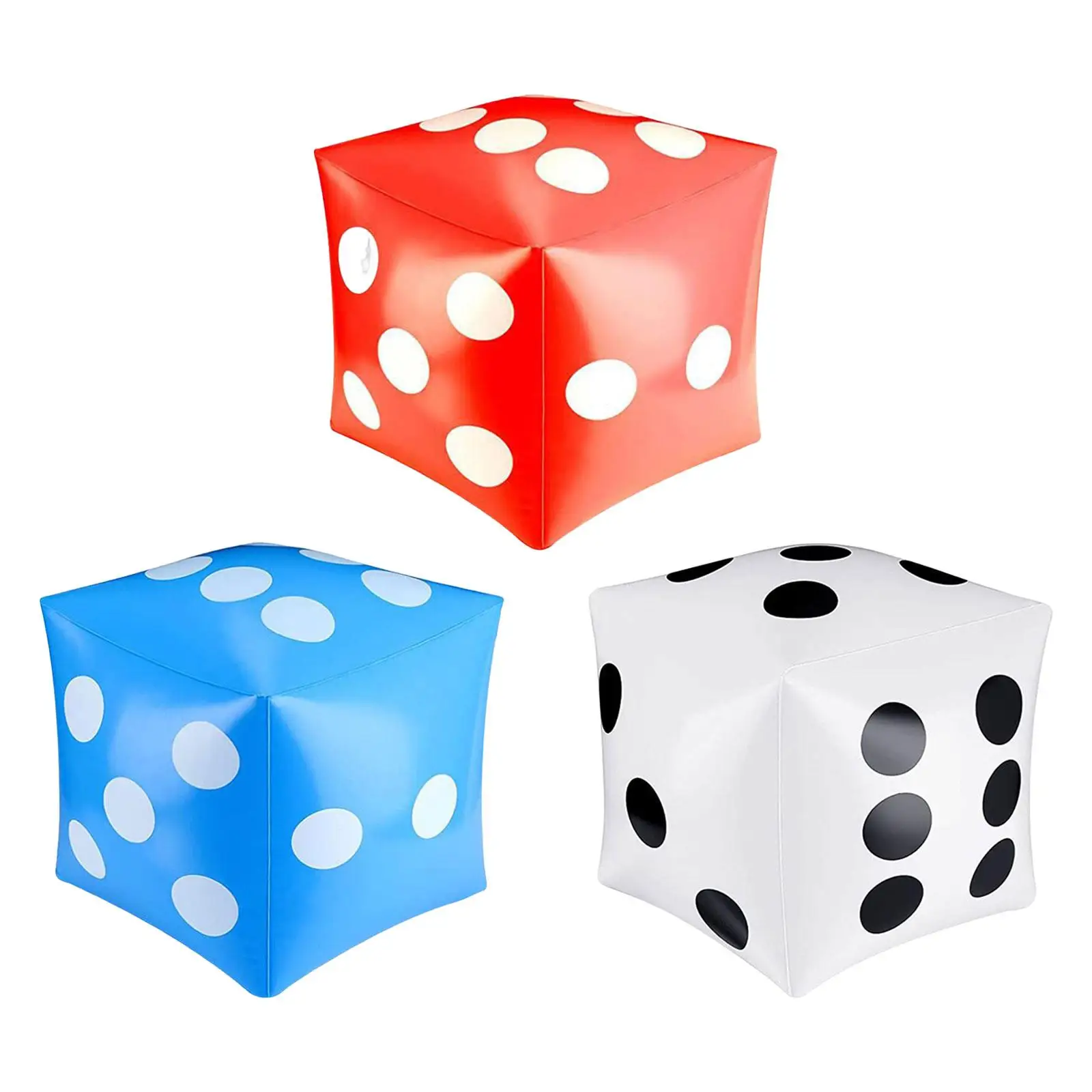 Giant Inflatable Dice Party Game Dice for Indoor Outdoor Activities Pools