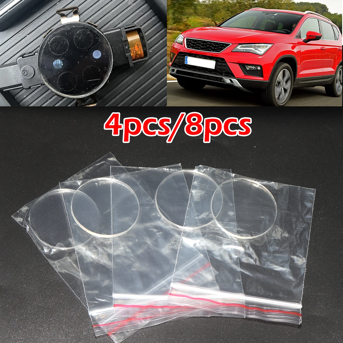 

Rain Light Sensor Gel Pad For SEAT SKODA VW Kia Adhesive Film Silicone Cushion Windscreen Chip Repair set Multi-Purpose Tape