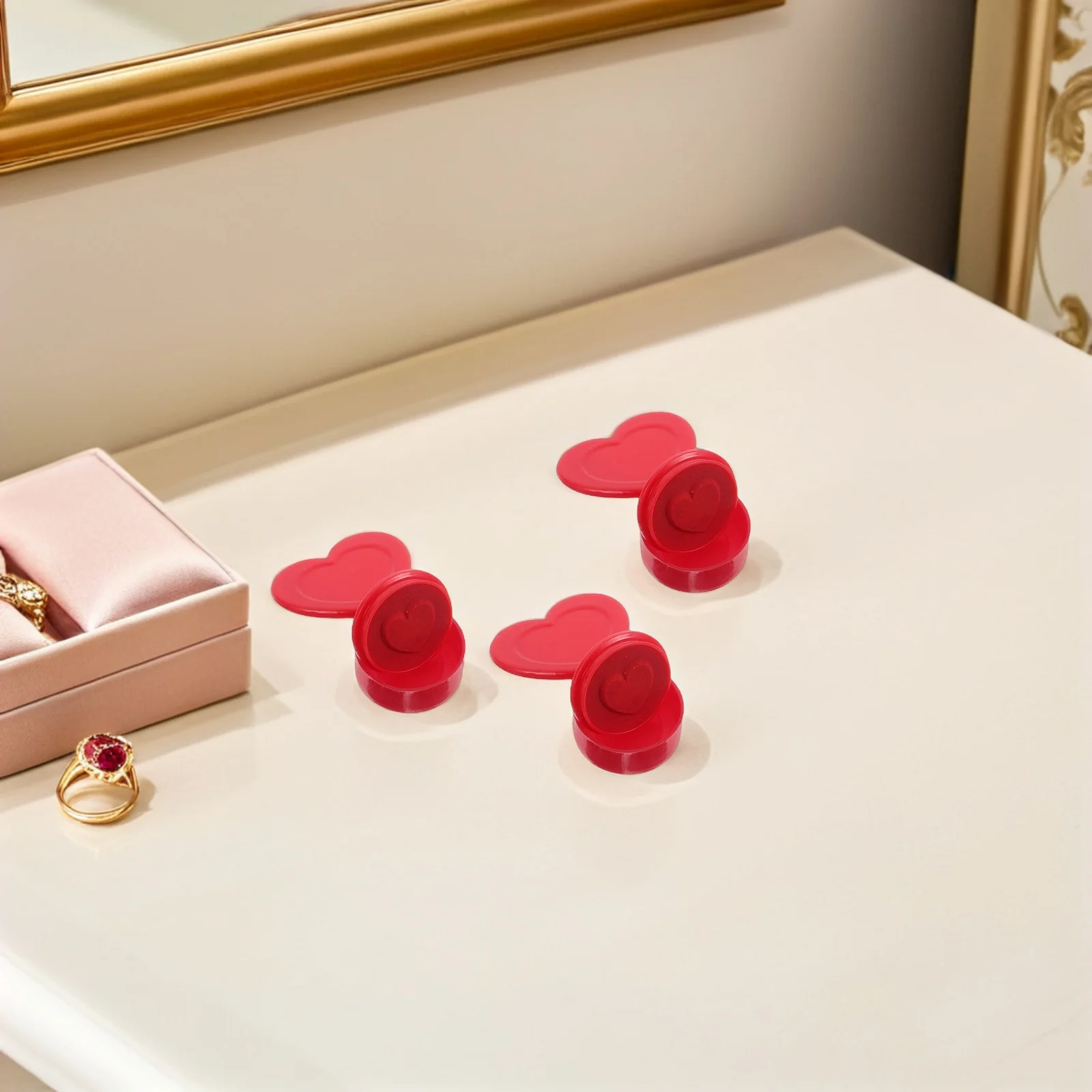 20 Stück bunte Herz-Stempel für Kinder, kreatives Spielen, Klassenzimmer, Belohnungen, Sammelalben, Tagebücher, Weihnachts-Bastelbedarf